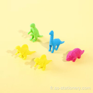 Erasaures de dinosaures (pack de 5)